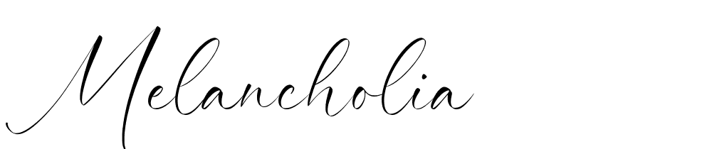 Melancholia font family download free