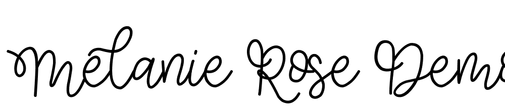 MELANIE-ROSE-DEMO font family download free