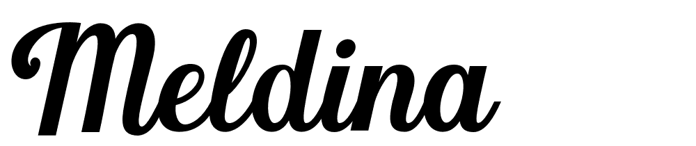 Meldina font family download free