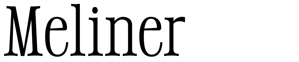 Meliner font family download free