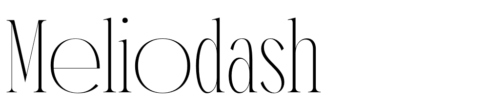 Meliodash font family download free