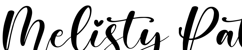 Melisty Patria font family download free