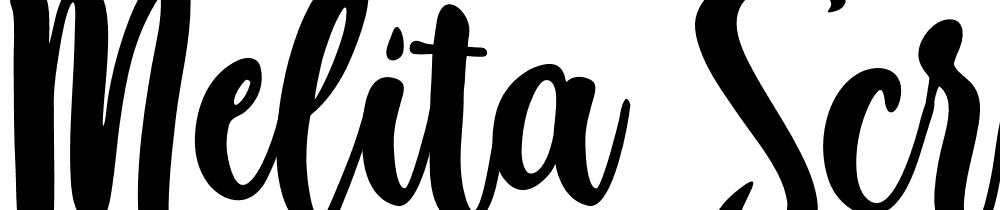 Melita-Script font family download free