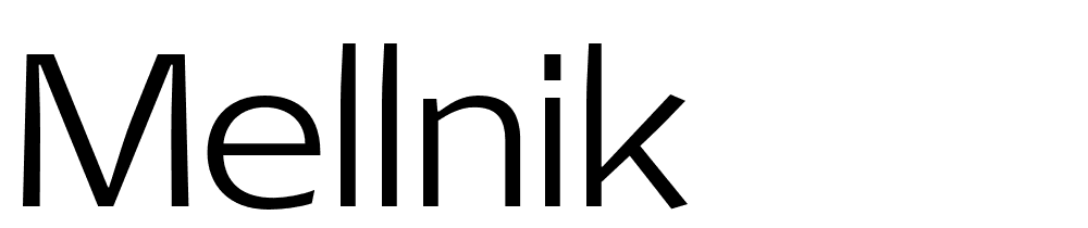 Mellnik font family download free