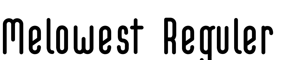 Melowest-Reguler font family download free