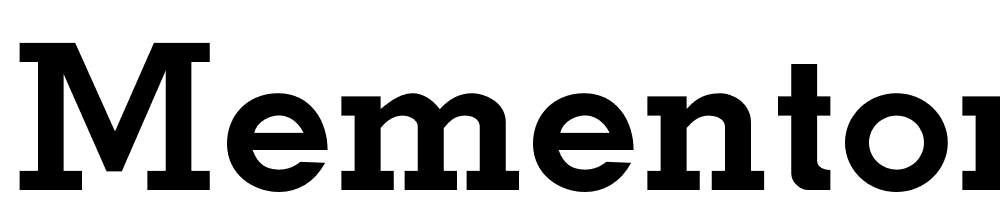 Mementor font family download free