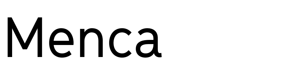 Menca font family download free