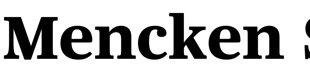 Mencken-Std-Text-ExtraBold font family download free