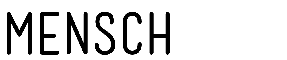 mensch font family download free