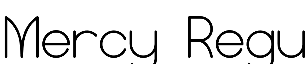 Mercy-Regular font family download free