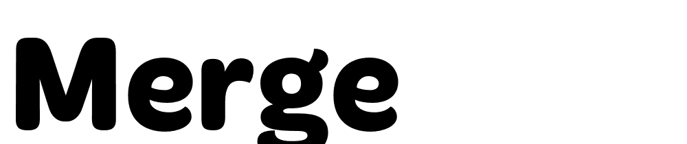 Merge font family download free