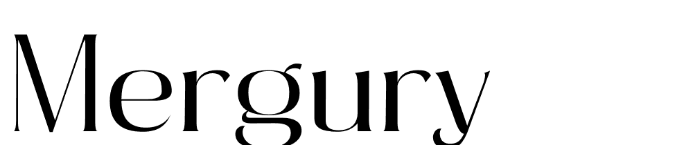 mergury font family download free