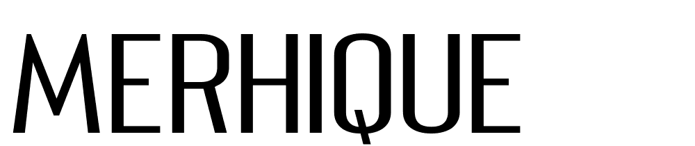 merhique font family download free