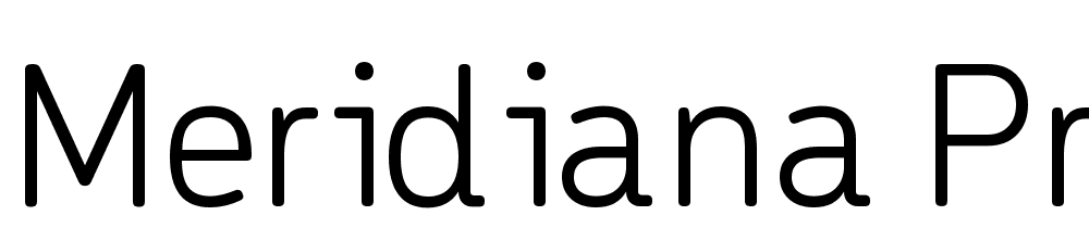 Meridiana Pro font family download free