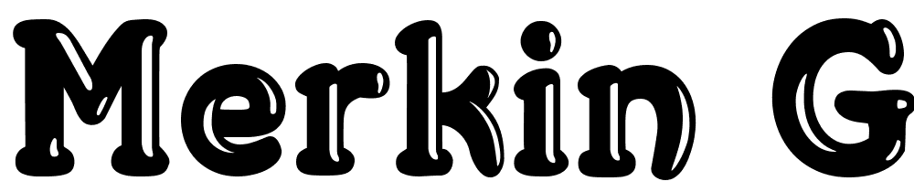 Merkin-Goo font family download free