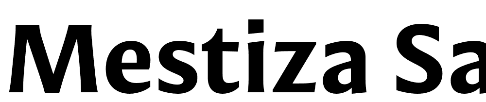 Mestiza-Sans-Bold font family download free