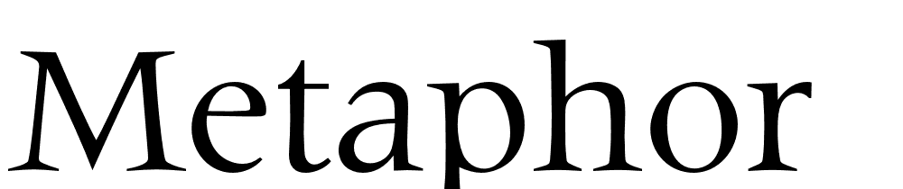 Metaphor font family download free