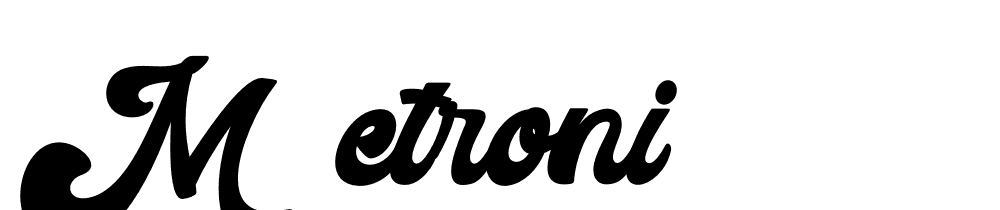 Metroni font family download free