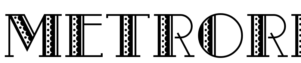 MetroRetroNF font family download free
