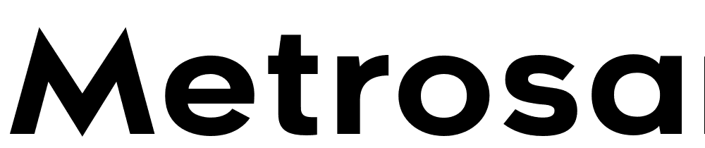 metrosant font family download free