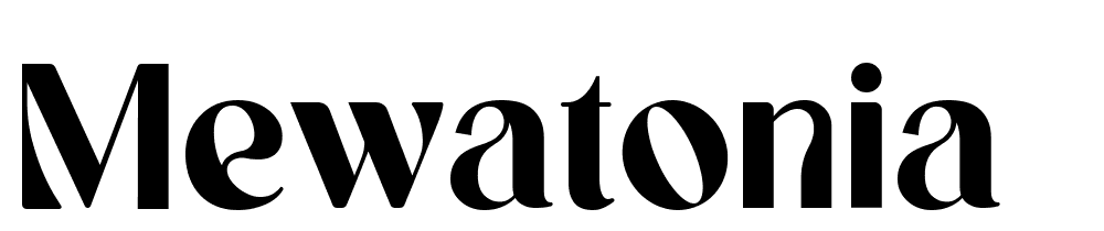 mewatonia font family download free