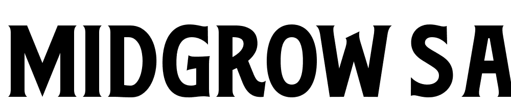 Midgrow Sans font family download free