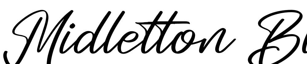 Midletton Blenda font family download free