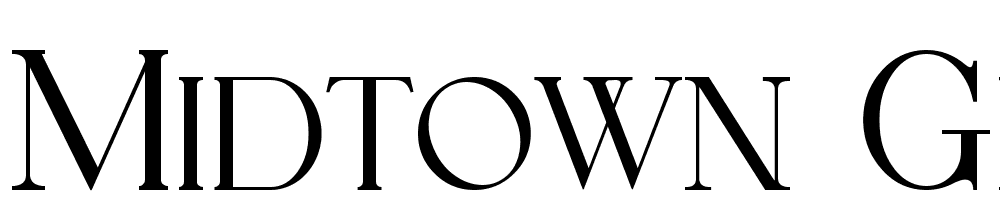 Midtown Groveed font family download free