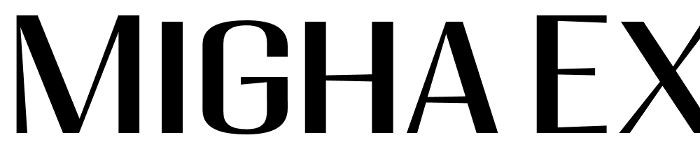 Migha-Expanded-CNTR font family download free