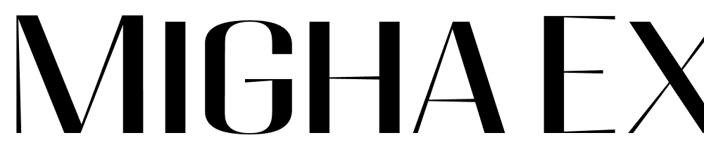 Migha-Expanded font family download free