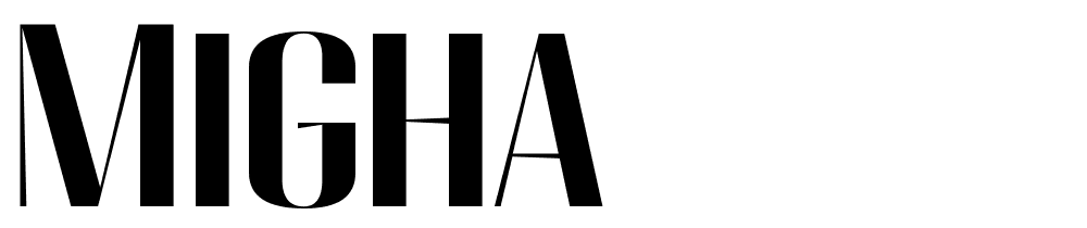 Migha font family download free