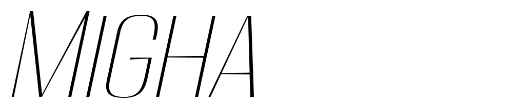 migha font family download free