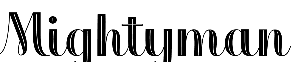 Mightyman font family download free