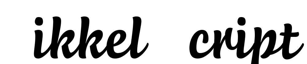 Mikkel-Script-Bold font family download free