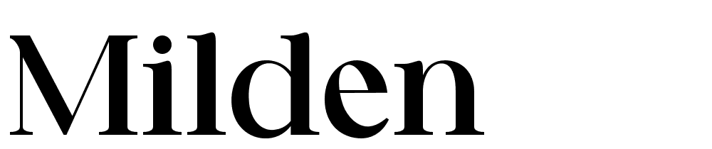 milden font family download free