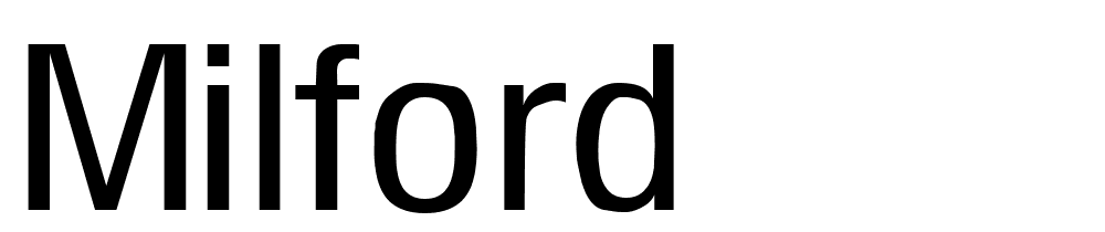 Milford font family download free