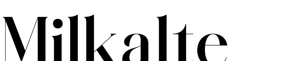 milkalte font family download free