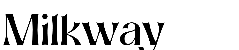 Milkway font family download free