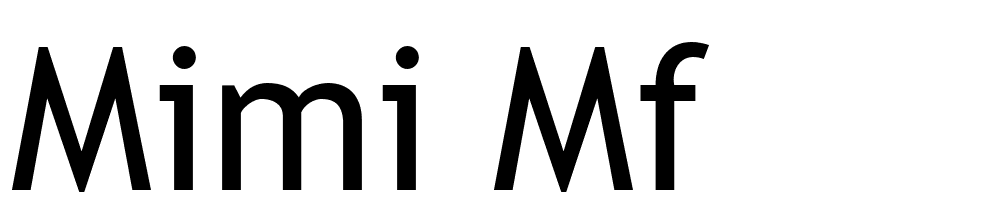 Mimi-MF font family download free