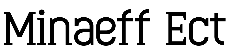 Minaeff-Ect-Bold font family download free