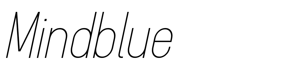 mindblue font family download free