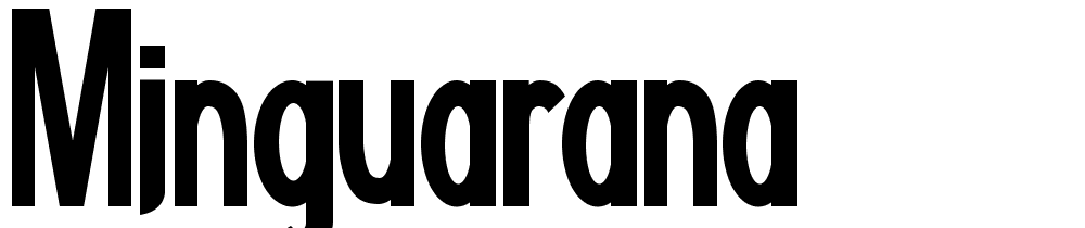 Minguarana font family download free