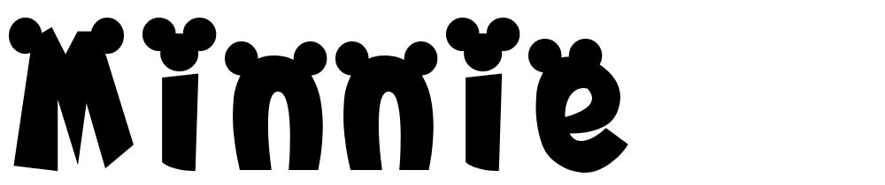 Minnie font family download free