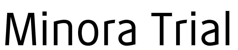 Minora-Trial-Regular font family download free