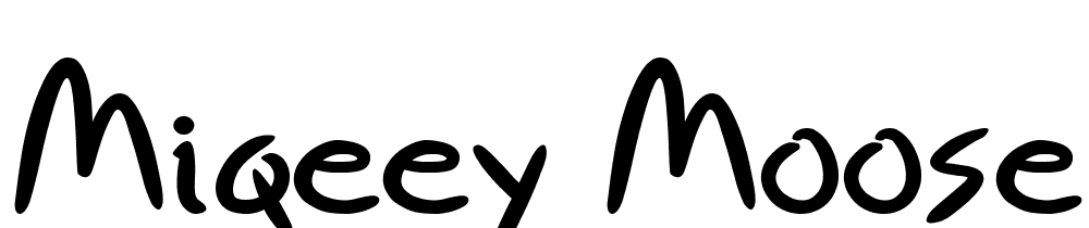 Miqeey-Moose font family download free