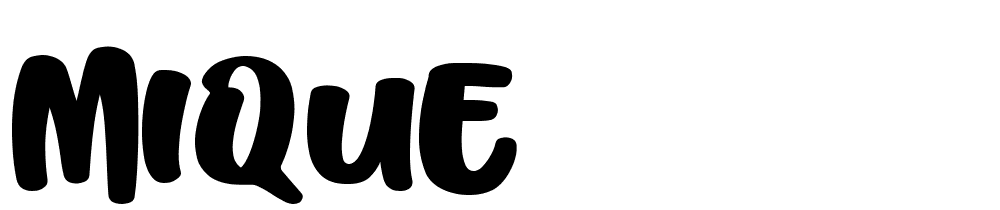 mique font family download free