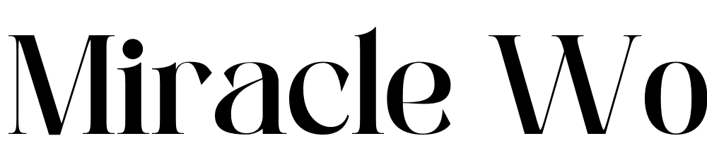 Miracle-World-Personal-Use font family download free