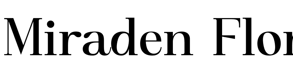 miraden-florale font family download free