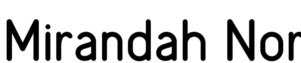 mirandah-normal font family download free