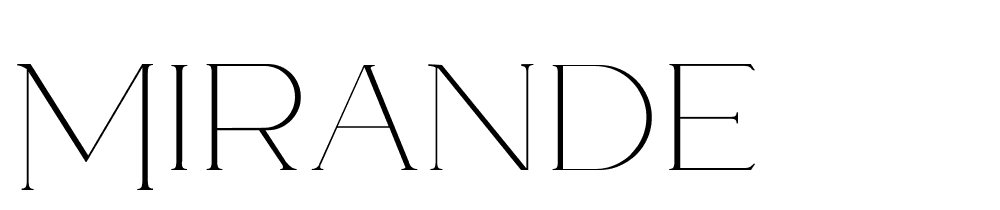 Mirande font family download free